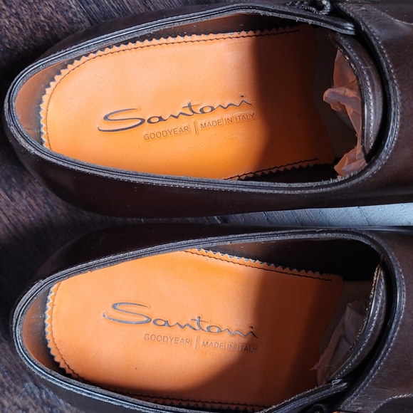 Santoni double monk size 11.5 NWT - Picture 6 of 12